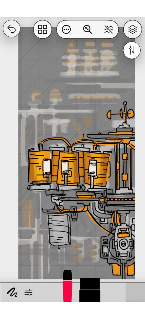 ✏️ drawing of gadgets and gizmos