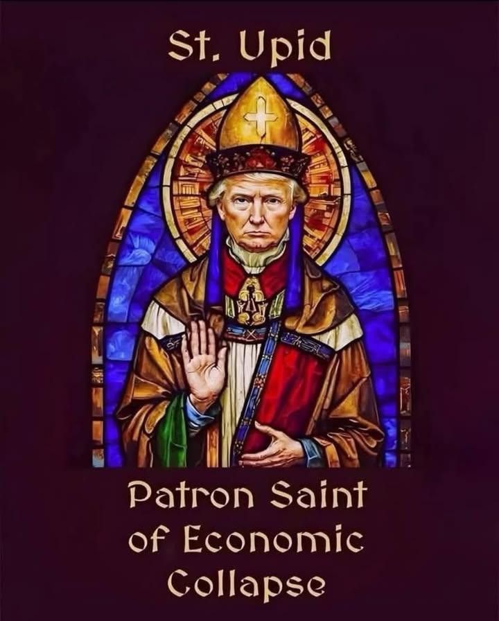 St. Upid, the patron saint of economic collapse 