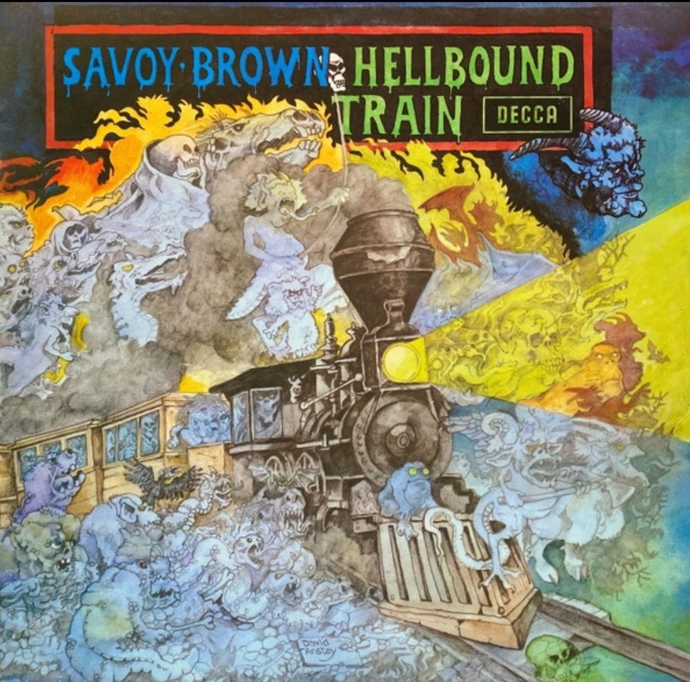 Savoy Brown album cover titled Hellbound Train