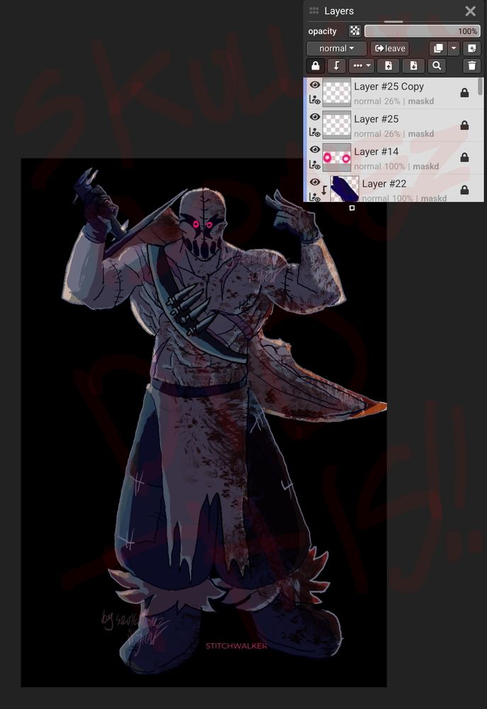 Me showing the drawing was done on magma and not ibis lol