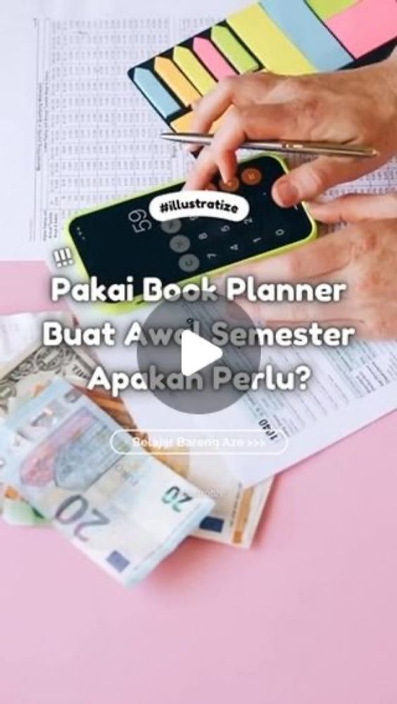 Aze Illustratize on Instagram: "Pakai Book Planner Buat Awal Semester Apakah Perlu?☝️🥸

Kalau ditanya apakah perlu atau nggak? menurut aze pribadi, perlu🍃karena dengan menggunakan book planner, ketika...