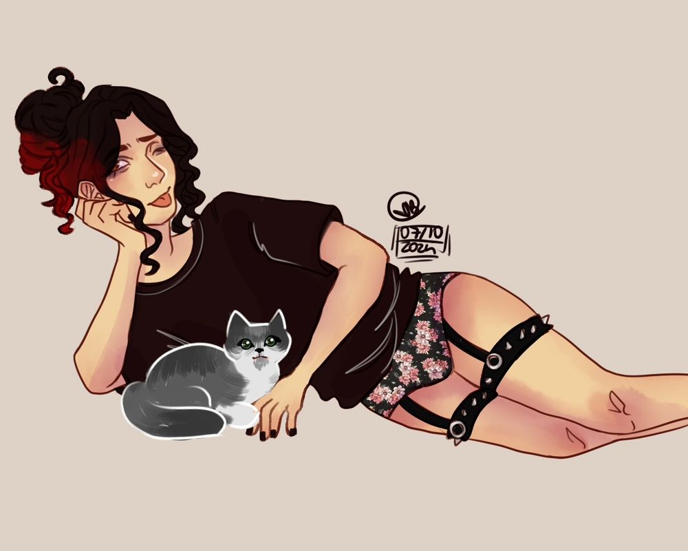 Markc de calcinha. Esse é o blueet.