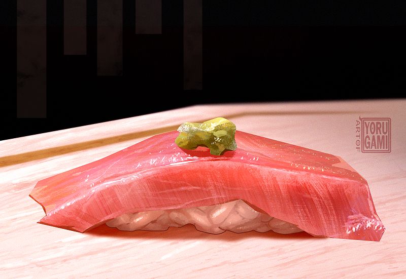 Digital Painting of Otoro Nigiri