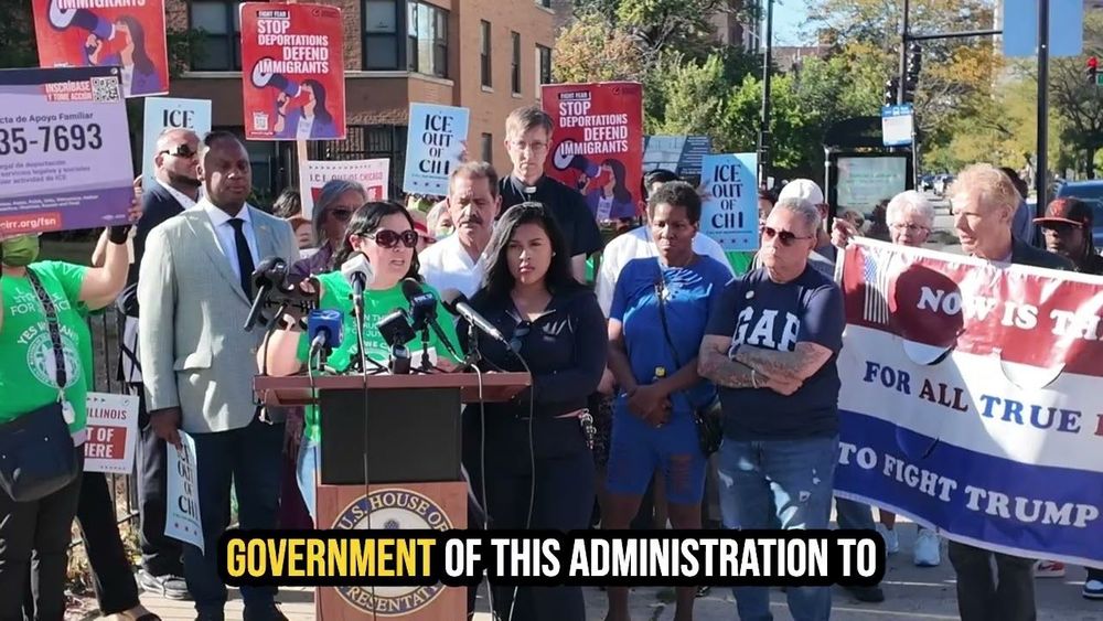 🚨Calling out ICE terror and Trump’s chaos in Chicago.🚨