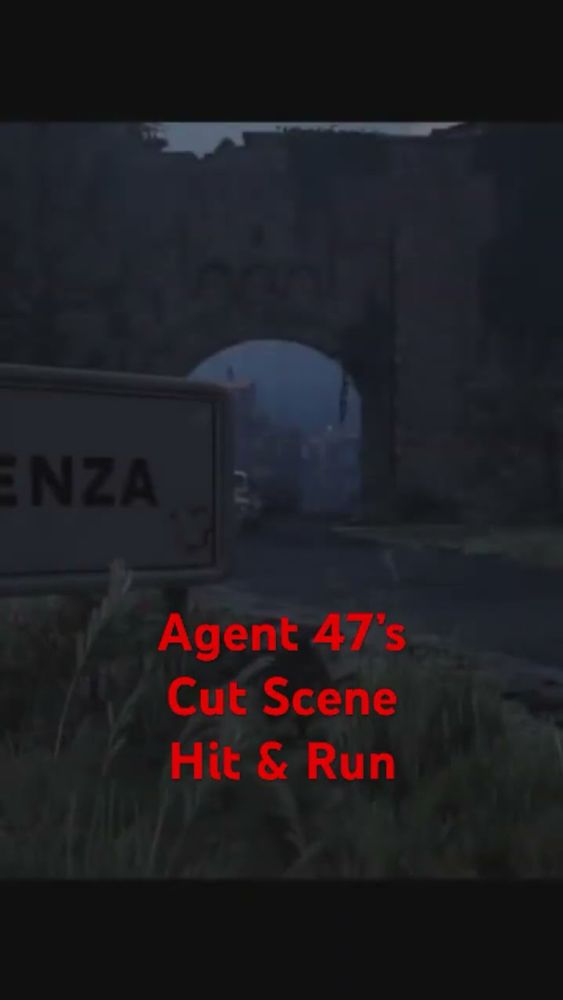 Agent 47’s cut scene hit and run | Sapienza