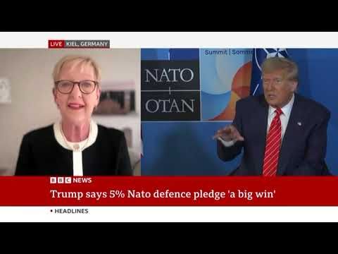 Stefanie Babst NATO Summit 2025 BBC News