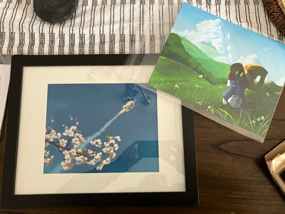 Framed artwork from QVARR