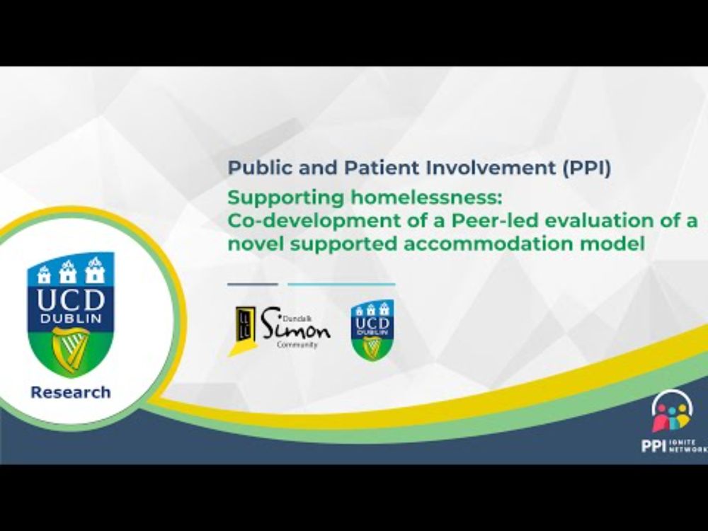 PPI @ UCD case study with Dundalk Simon: Supporting homelessness