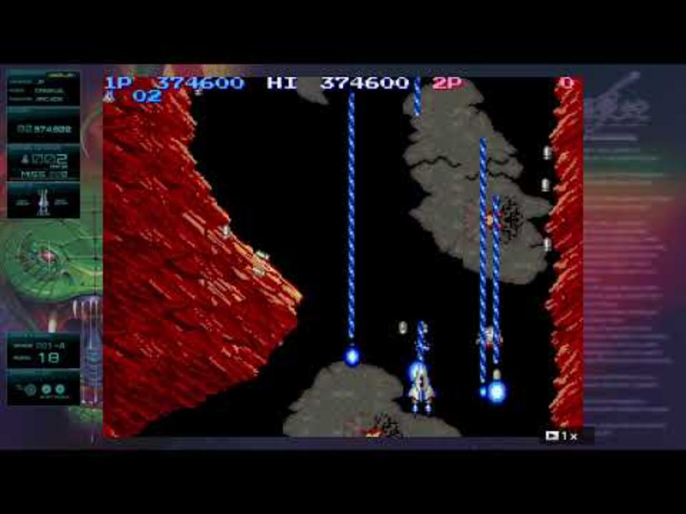 Salamander 1CC - 650,700 - Gradius Origin Collection (Steam)