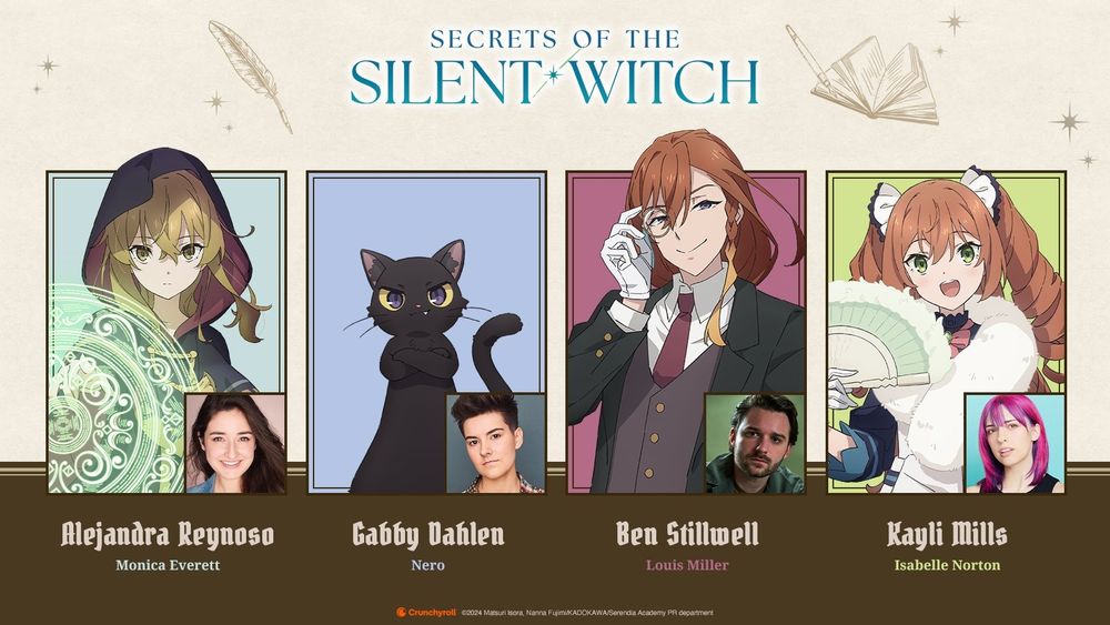 Secrets of the Silent Witch
Alejandra Reynoso - Monica Everett
Gabby Vahlen - Nero
Ben Stillwell - Louis Miller
Kayli Mills - Isabelle Norton