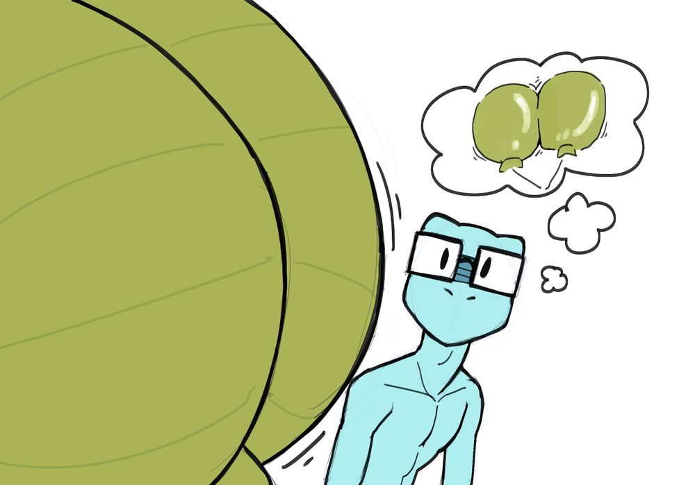 [...they're like a pair of giant balloons]

#furryart #dama624art