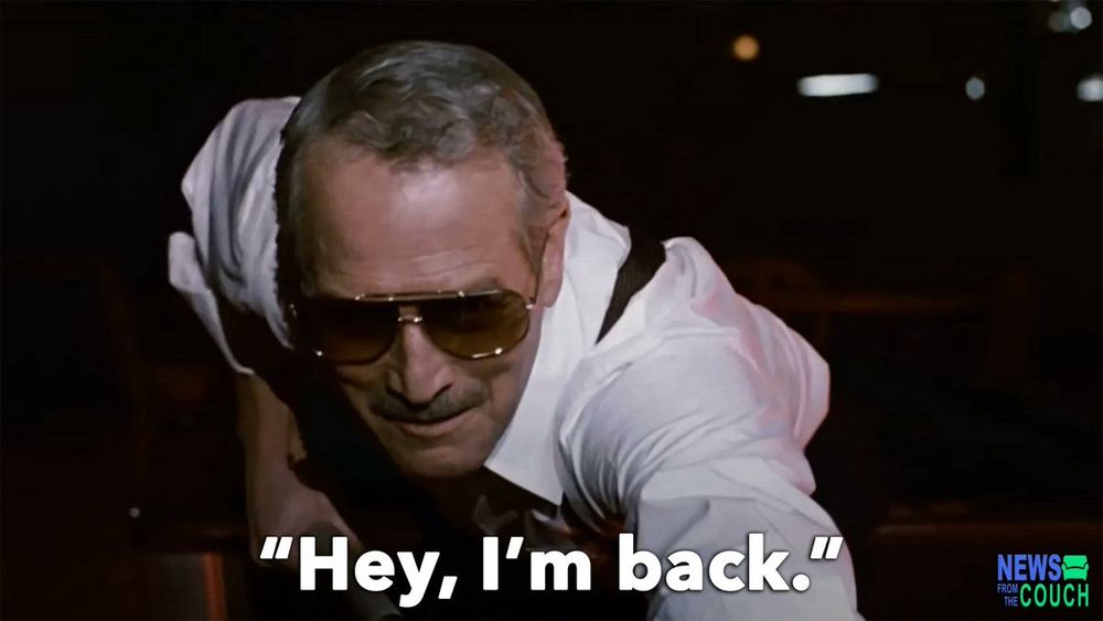 “hey im back” Paul Newman