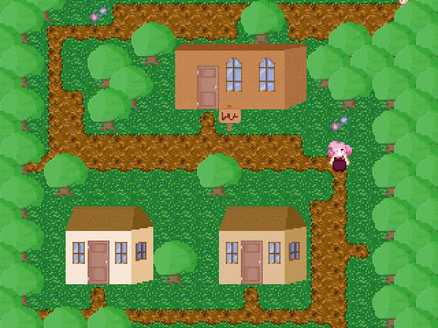 lisette standing in a small pathetic village