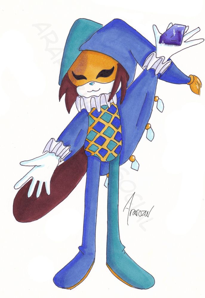 lunar from idw sonic holding the purple chaos emerald and overall not having a very interesting pose