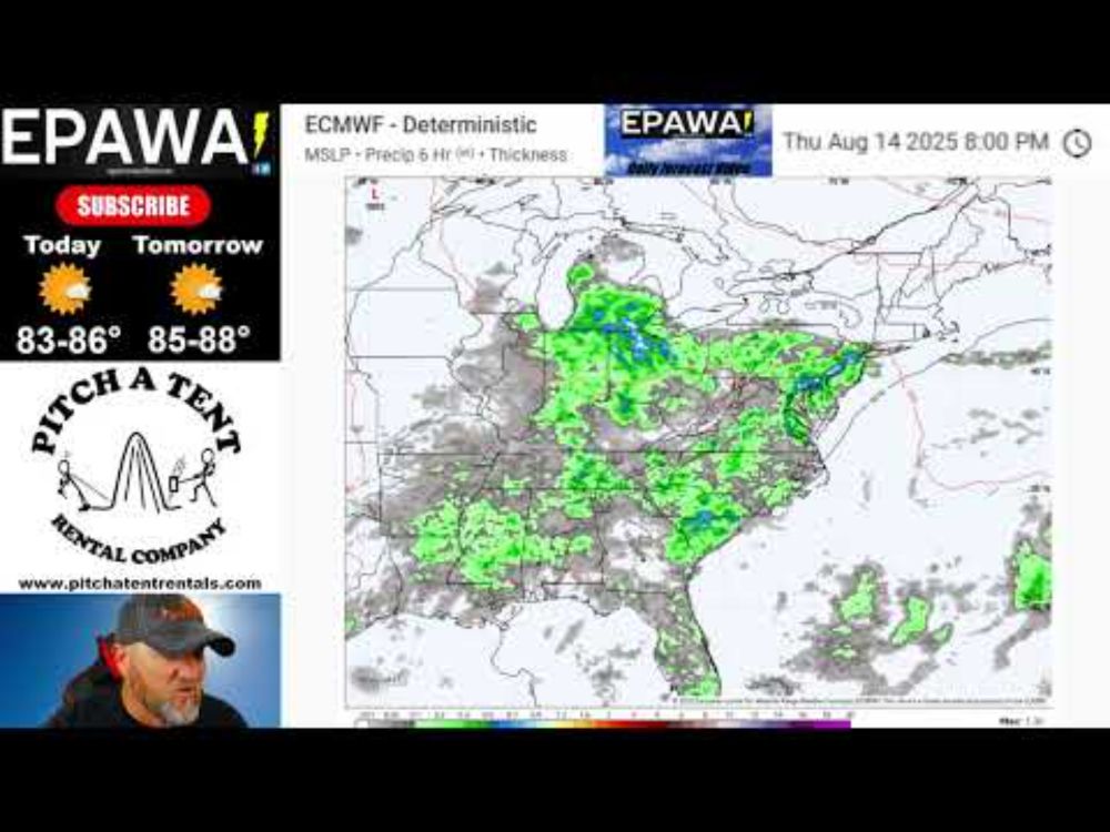 Weekend video forecast for August 9th/10th, 2025