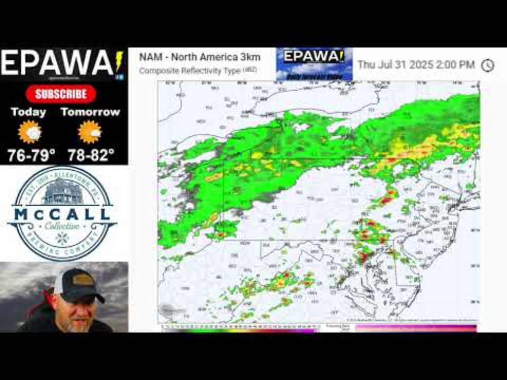Friday August 1st, 2025 video forecast
