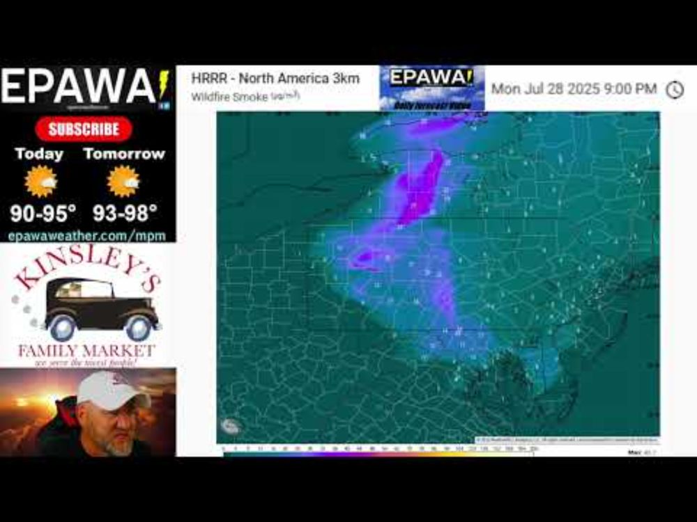Monday July 28th, 2025 video forecast