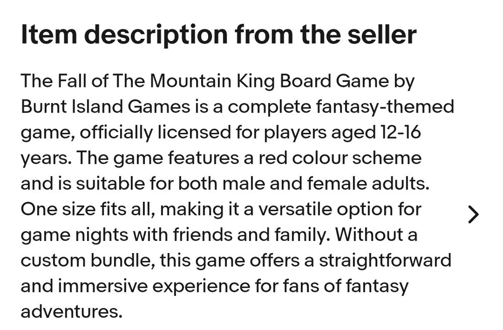 A super bad llm-written description of a board game from eBay