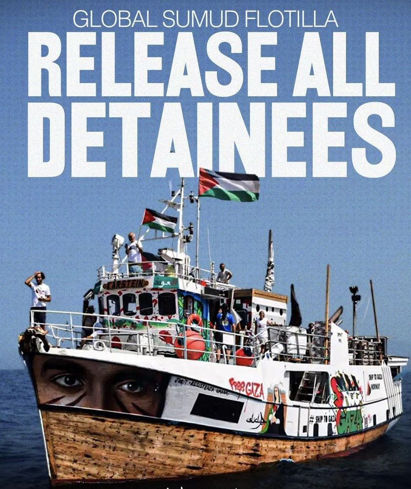 Global Sumud Flotilla: Release all detainees