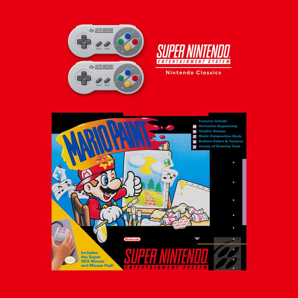 Mario Paint boxart