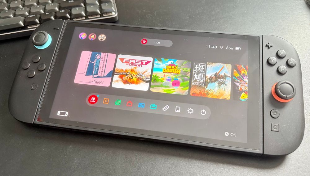 A Nintendo Switch 2 Home Screen.