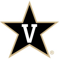 The old Vanderbilt logo, a white V in a black star with a gold outline 