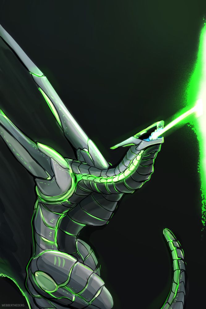 Webber using their plasma cannon
