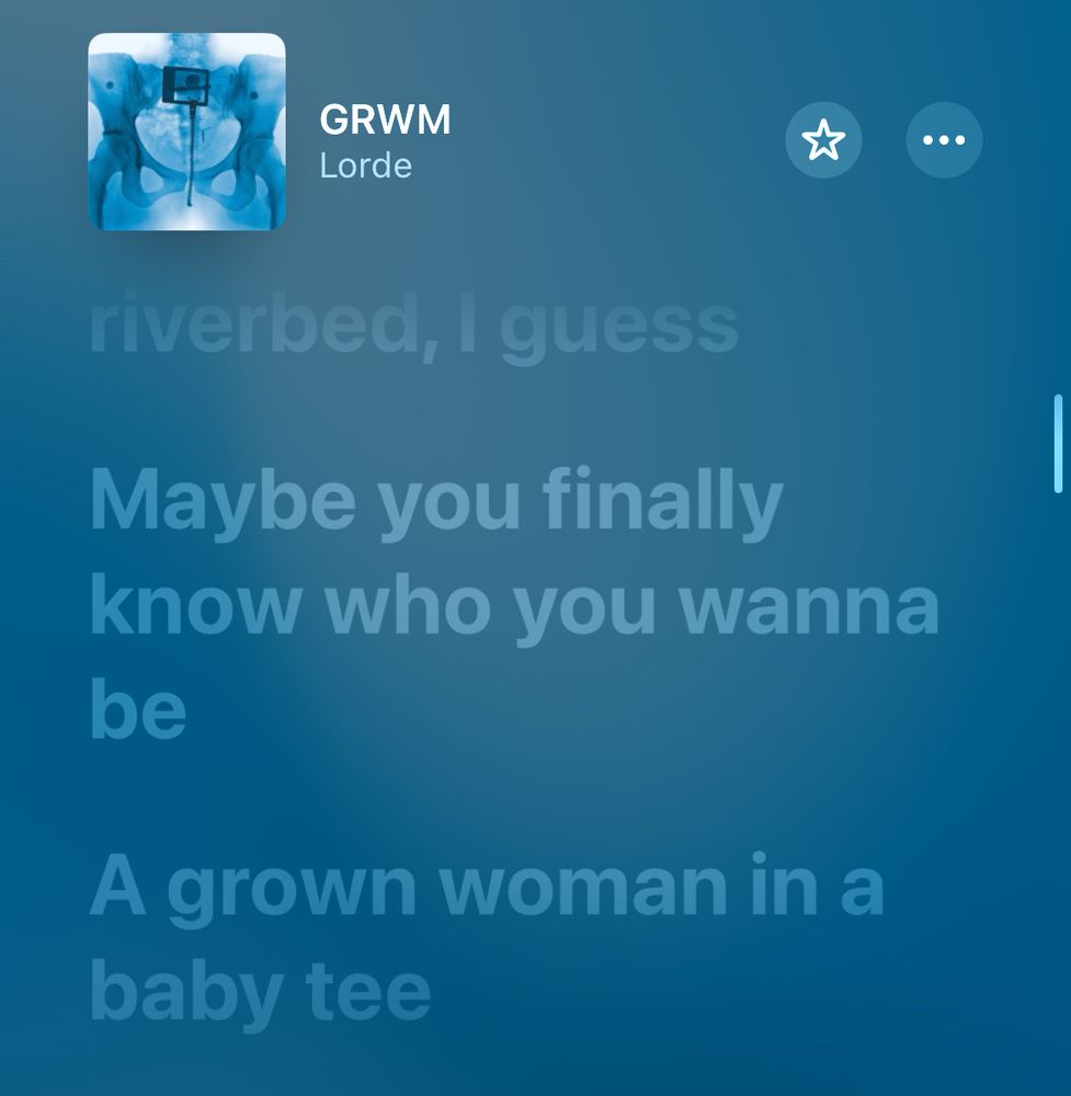 Lorde lyrics: "Maybe you finally know who you wanna be / A grown woman in a baby tee"