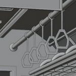 the wobbly little shitty handles hanging from the ceiling of a train or bus