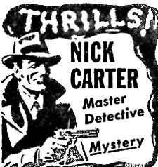 An advertisement for the radio show "Nick Carter, Master Detective"