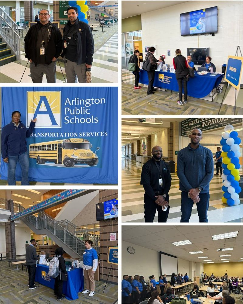 "Staff members participating in the Annual Job Fair on Saturday, March 15, 2025, working together to support the event and connect with attendees."
