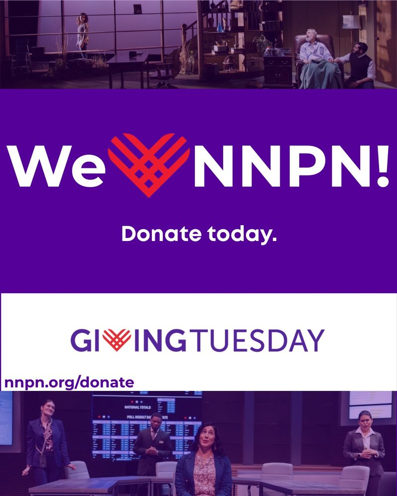 Text reads “We heart NNPN! Donate today. Giving Tuesday. NNPN.org/donate”