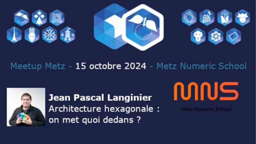 Architecture hexagonale : on met quoi dedans ?, mar. 15 oct. 2024, 18:30   | Meetup