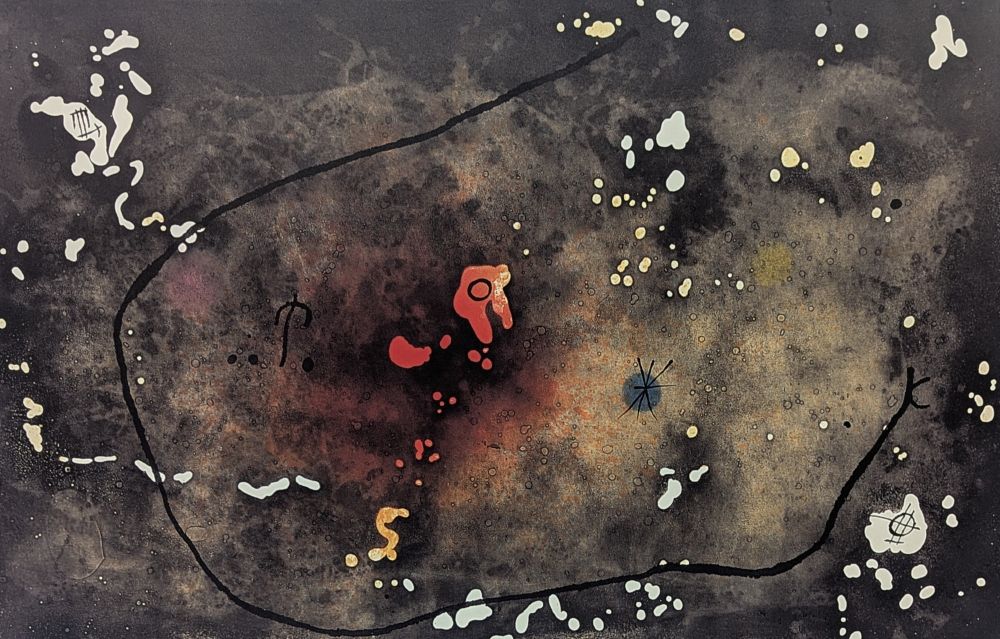 Detail of Archipel Sauvage III, by Miró. Fran Daurel Museum, Barcelona.