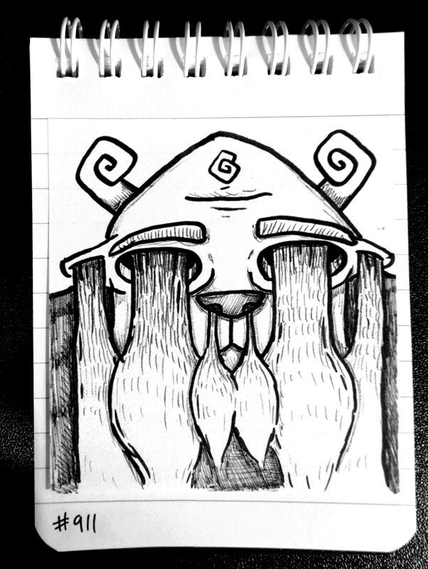 Daily Drawing 911