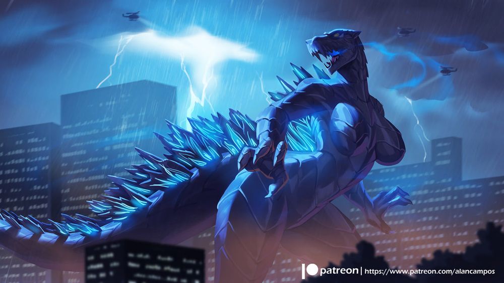 Female Godzilla. Trust me you don't want to know more.
