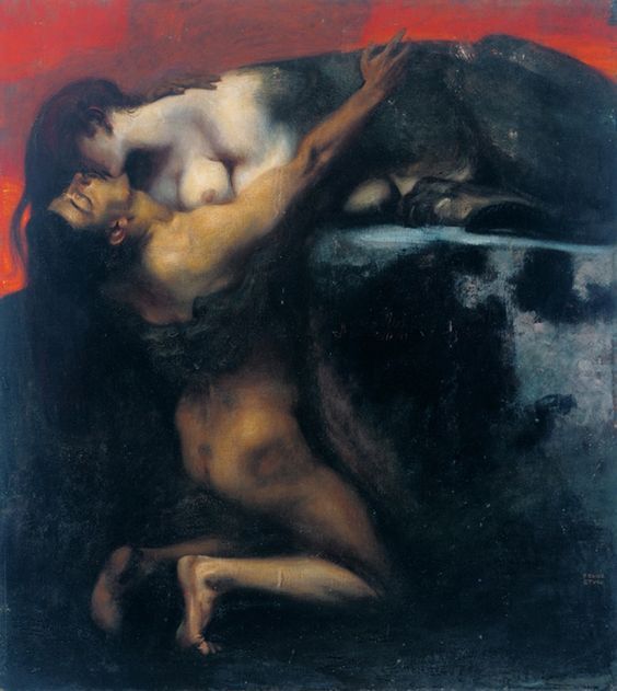 The Kiss of the Sphinx - Franz von Stuck