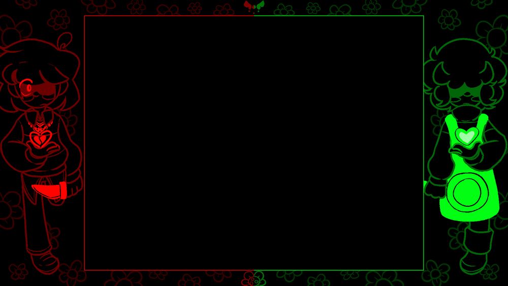the Kindness omega flowey SOULs border