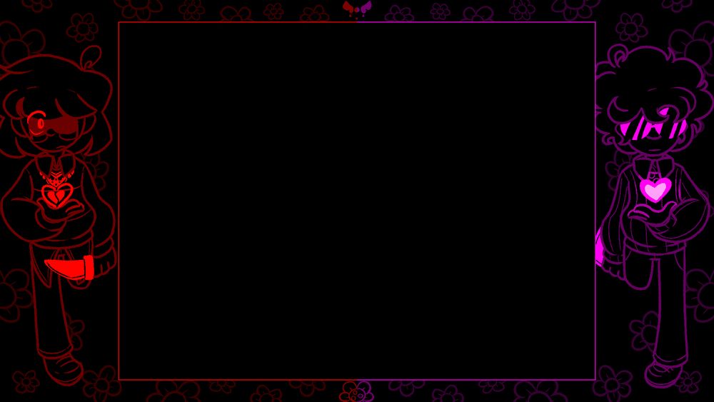 the Perseverance omega flowey SOULs border!