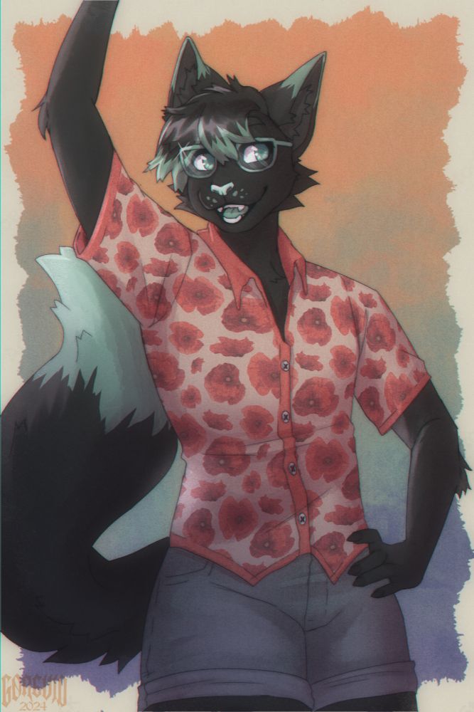 Commission for @Middily from tumblr! Finished back in Jan 2024 !