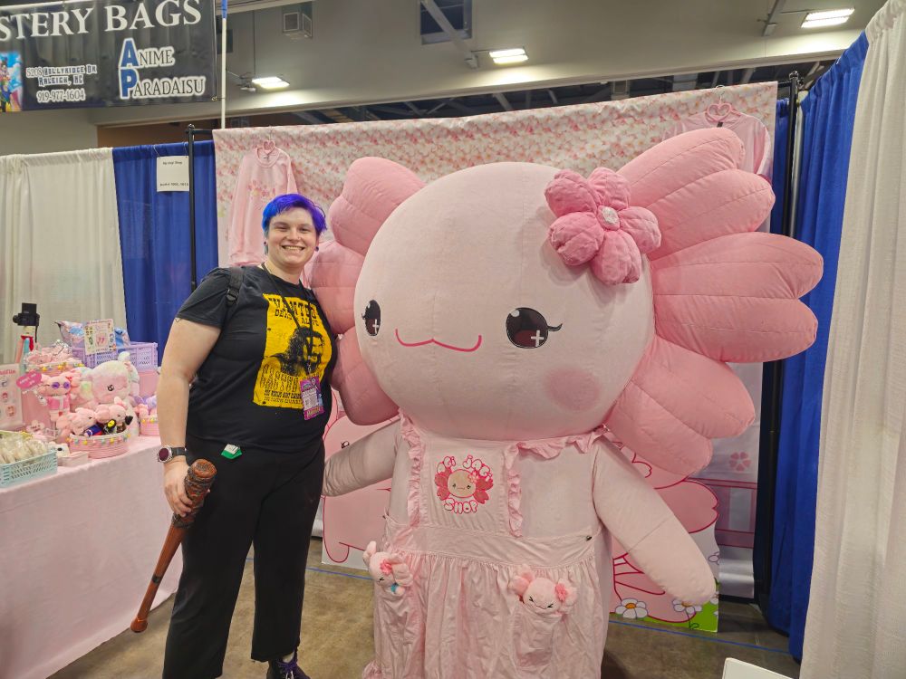 Me and a giant Axolotl