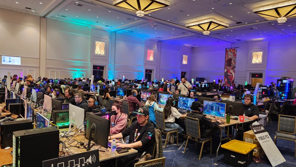 PC LAN Room at Magfest 2025