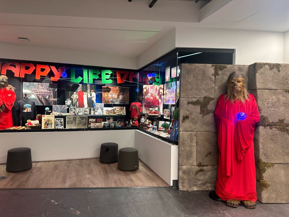 Life Day display at Lucasfilm 