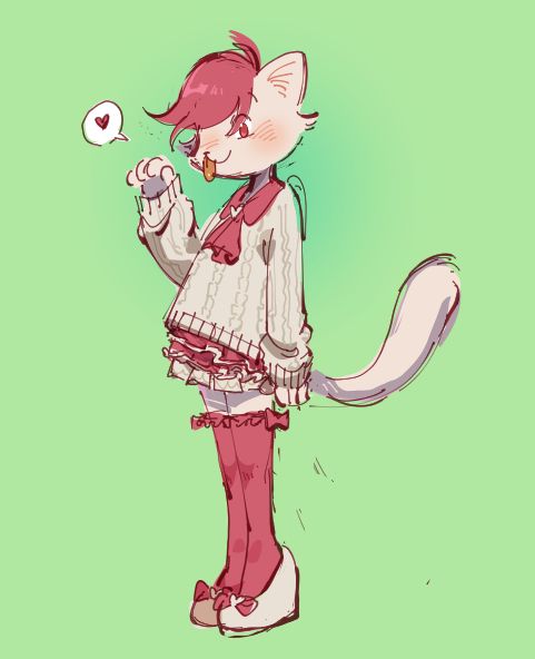 Felicity looking cute in a cute outfit he's so cute he's really really cute and is wearing cute heart shoes and has cute red stockings and he's just looking very cute he's really cute you guys he has never been cuter in fact than he is right now that is my hot take that he is very very very very cute the cutest that indeed Felicity will ever truly be