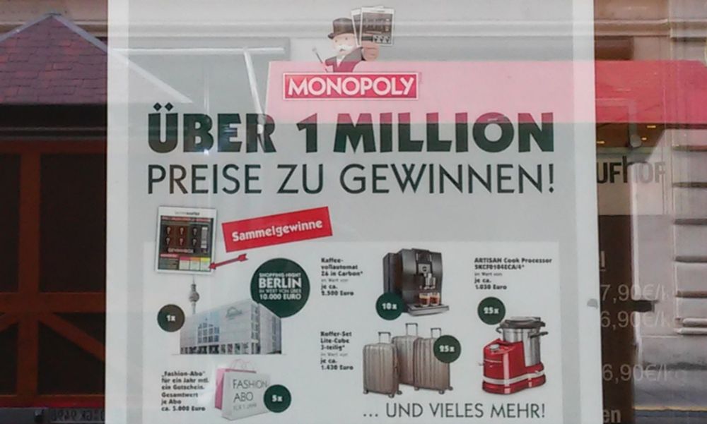 „Über 1 Million Preise“ …: Ziffern oder Zahlwörter