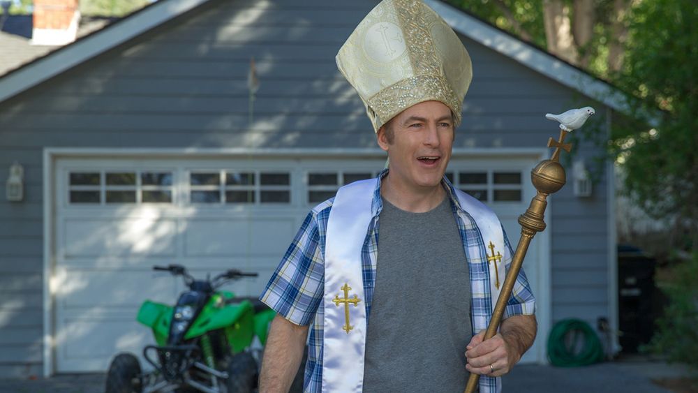 Bob Odenkirk dressed as the pope from W/ Bob & David