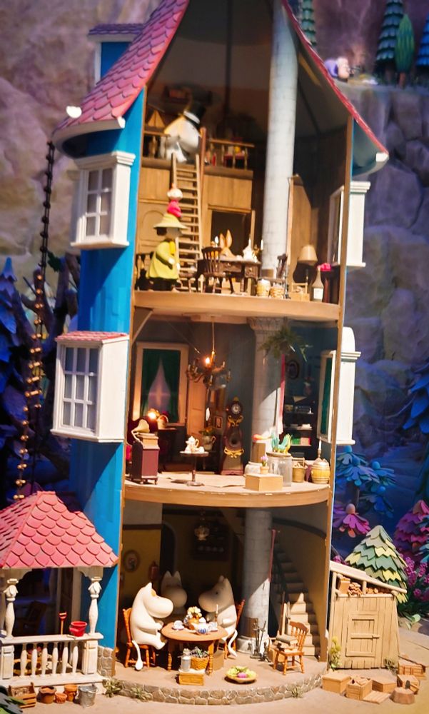 ムーミン谷の巨大ジオラマ