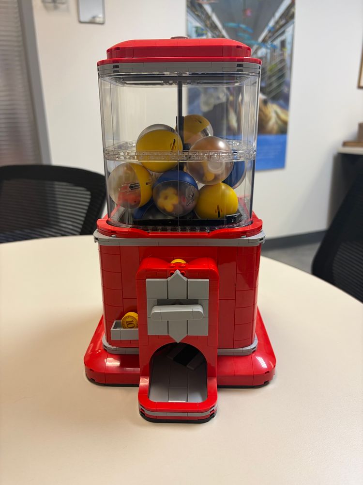 Finished vending machine 