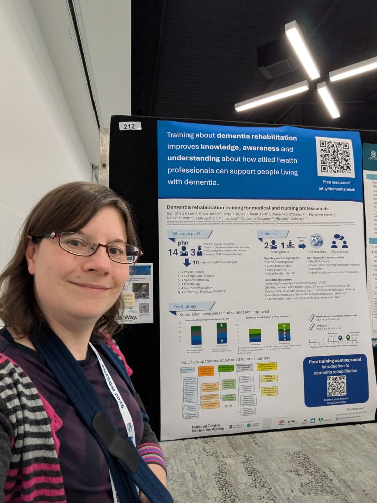 Me standing in front of my poster.