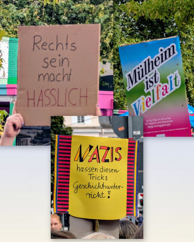 Plakate gegen Rechts 